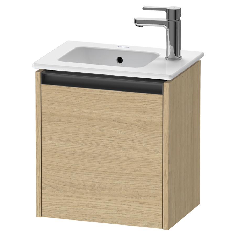 Élément inférieur KETHO.2
41,0 x 44,0 x 29,2 cm
suspendu, armoire de tablette
1 porte, charnières à droite
pour lavabo 211 378, 211 382