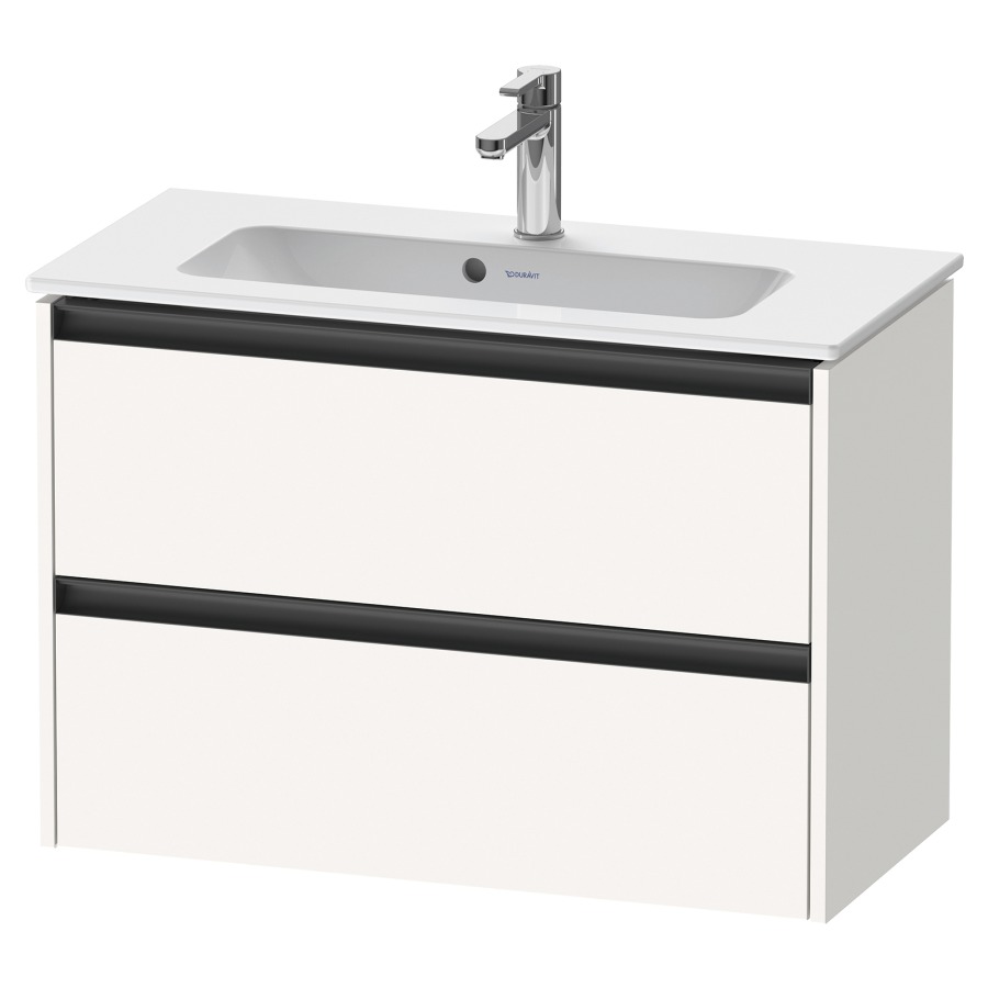Élément inférieur KETHO.2
Compact, 81,0 x 54,9 x 39,0 cm
suspendu, élément à 2 tiroirs
pour lavabo 211 381