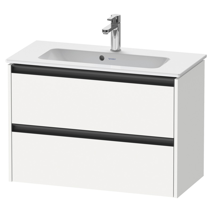 Élément inférieur KETHO.2
Compact, 81,0 x 54,9 x 39,0 cm
suspendu, élément à 2 tiroirs
pour lavabo 211 381