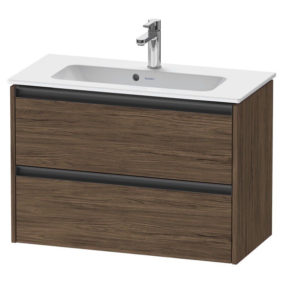 Élément inférieur KETHO.2
Compact, 81,0 x 54,9 x 39,0 cm
suspendu, élément à 2 tiroirs
pour lavabo 211 381