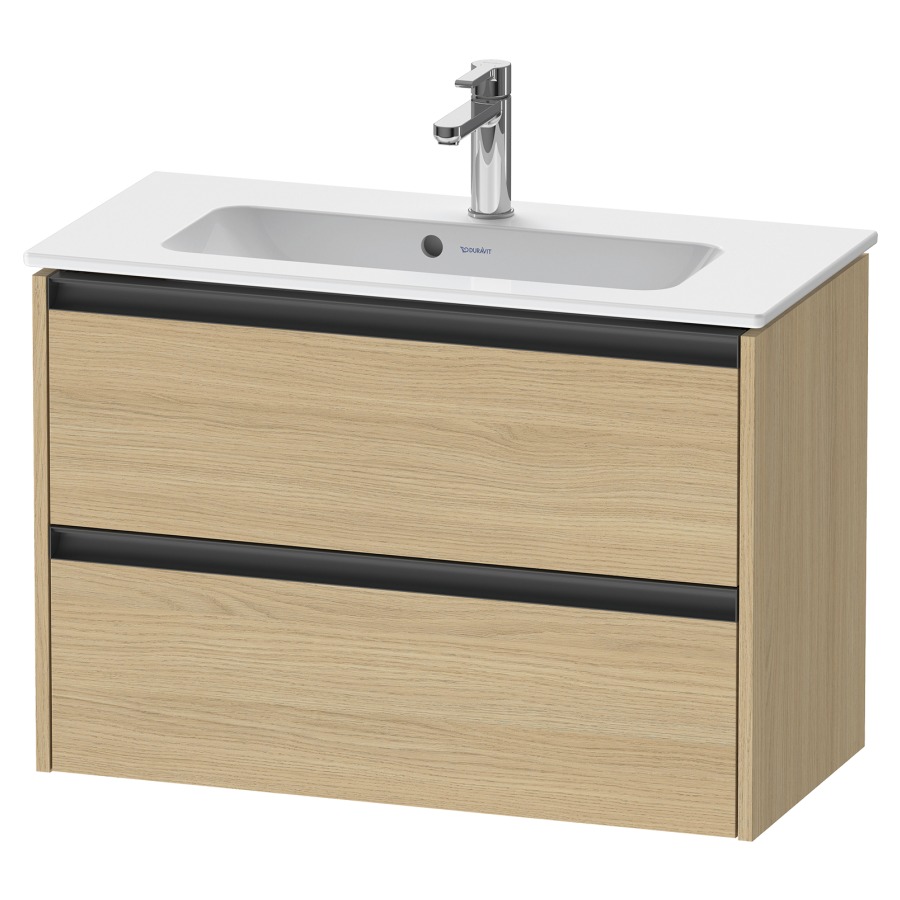 Élément inférieur KETHO.2
Compact, 81,0 x 54,9 x 39,0 cm
suspendu, élément à 2 tiroirs
pour lavabo 211 381