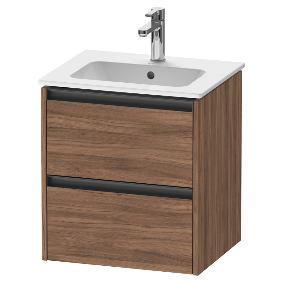 Élément inférieur KETHO.2
51,0 x 54,9 x 42,0 cm
suspendu, élément à 2 tiroirs
pour lavabo 211 194
