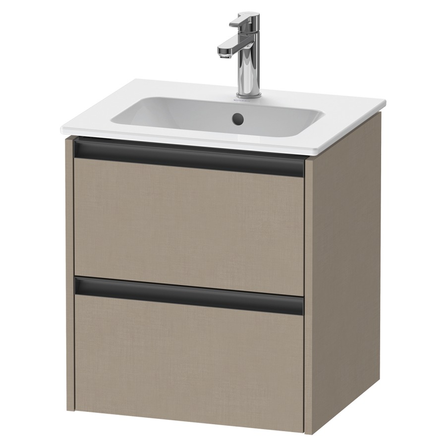Élément inférieur KETHO.2
51,0 x 54,9 x 42,0 cm
suspendu, élément à 2 tiroirs
pour lavabo 211 194
