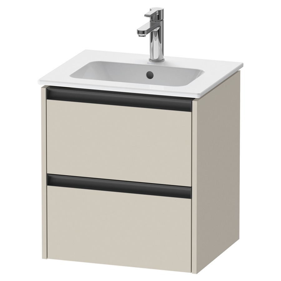 Élément inférieur KETHO.2
51,0 x 54,9 x 42,0 cm
suspendu, élément à 2 tiroirs
pour lavabo 211 194