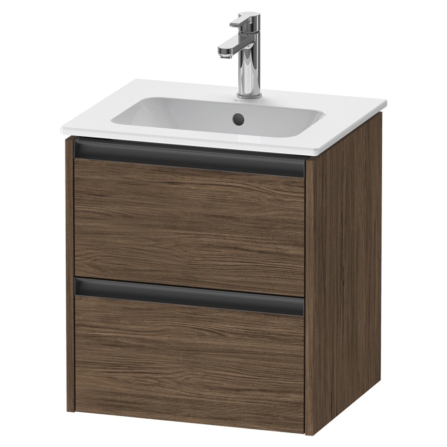 Élément inférieur KETHO.2
51,0 x 54,9 x 42,0 cm
suspendu, élément à 2 tiroirs
pour lavabo 211 194