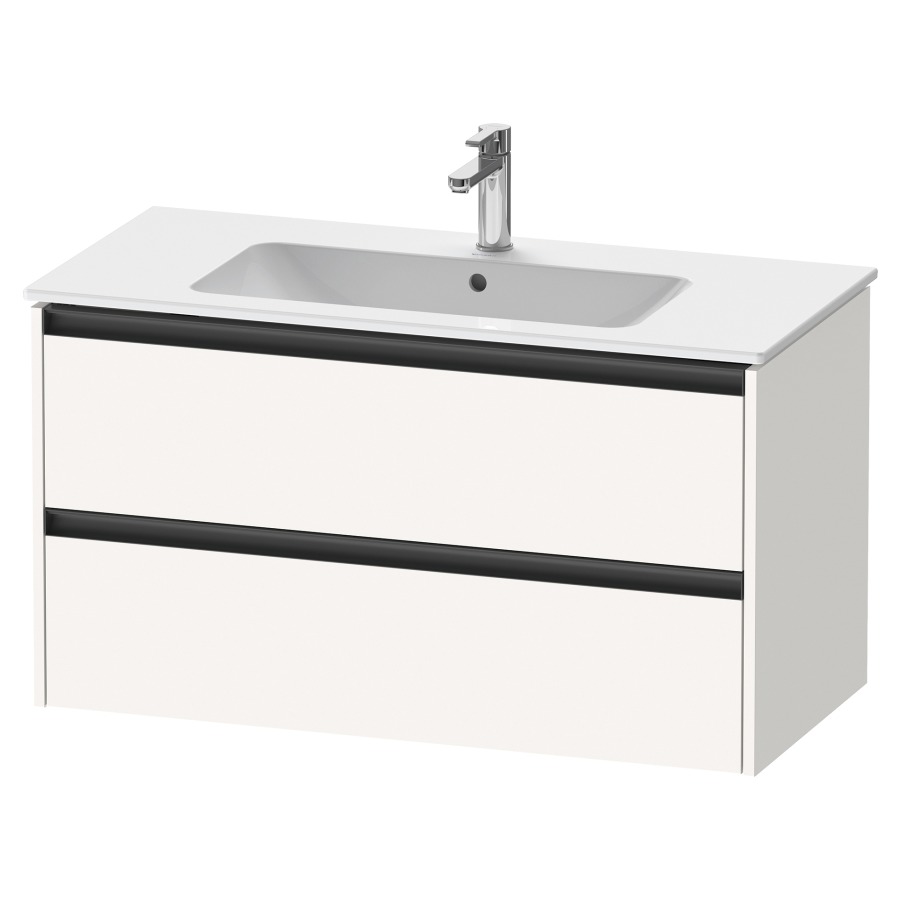 Élément inférieur KETHO.2
101,0 x 55,0 x 48,0 cm
suspendu, élément à 2 tiroirs
pour lavabo 212 330