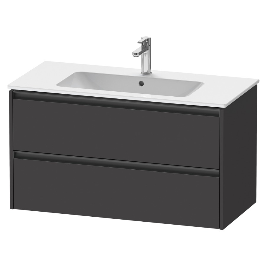 Élément inférieur KETHO.2
101,0 x 55,0 x 48,0 cm
suspendu, élément à 2 tiroirs
pour lavabo 212 330
