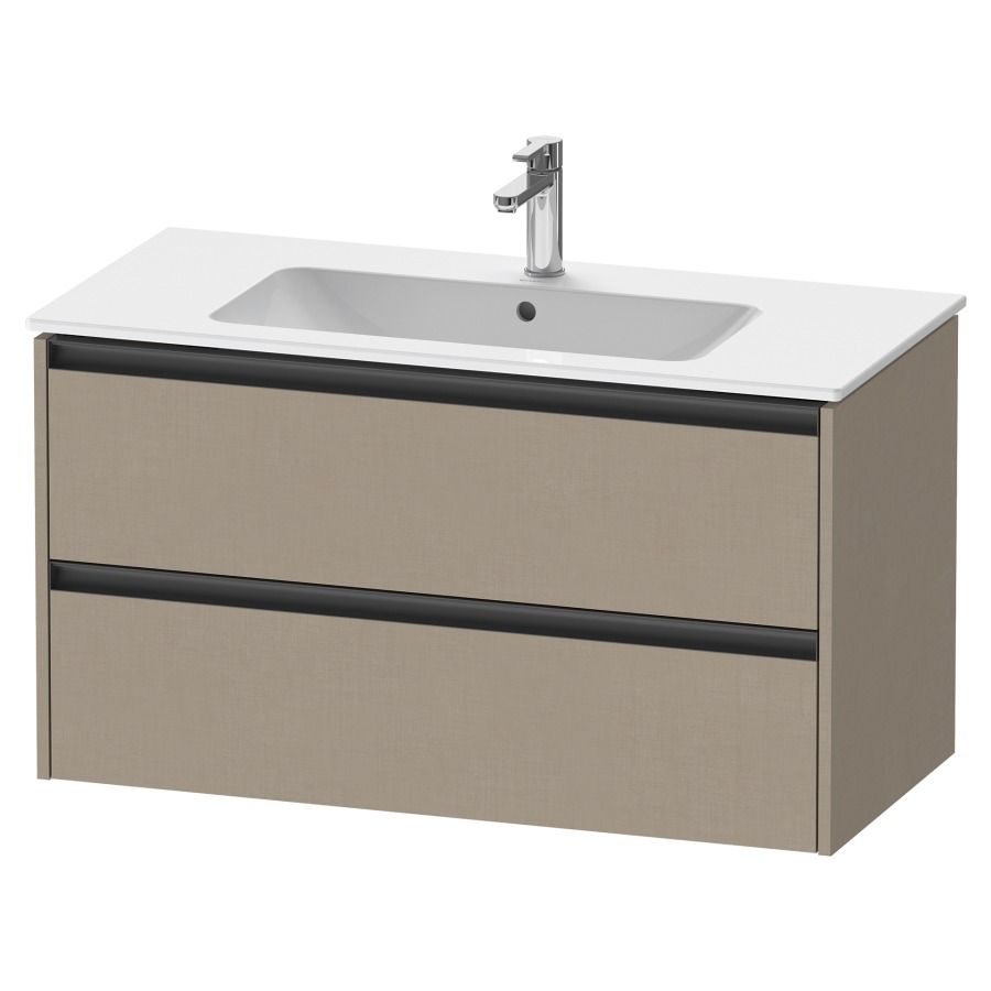 Élément inférieur KETHO.2
101,0 x 55,0 x 48,0 cm
suspendu, élément à 2 tiroirs
pour lavabo 212 330
