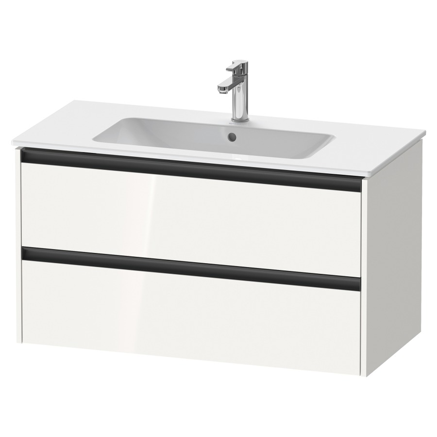 Élément inférieur KETHO.2
101,0 x 55,0 x 48,0 cm
suspendu, élément à 2 tiroirs
pour lavabo 212 330