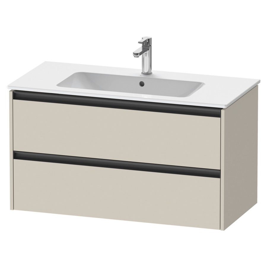 Élément inférieur KETHO.2
101,0 x 55,0 x 48,0 cm
suspendu, élément à 2 tiroirs
pour lavabo 212 330