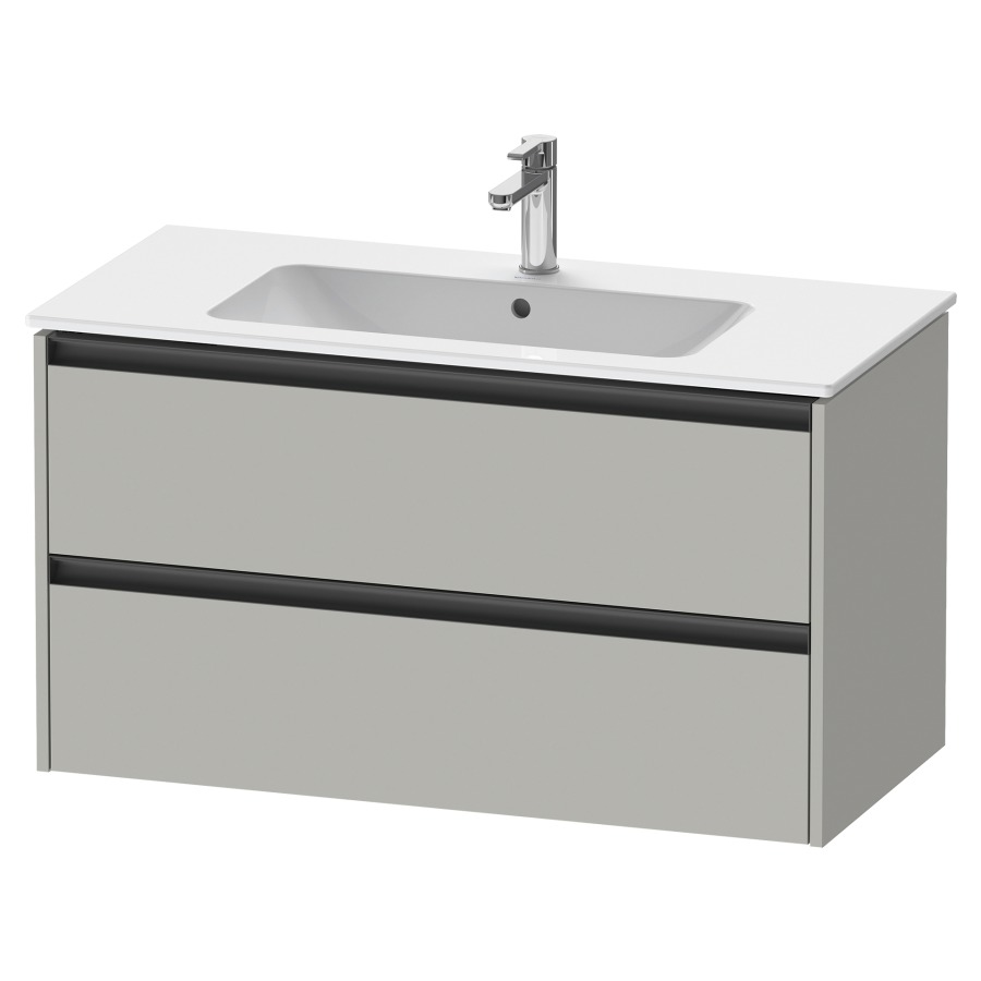 Élément inférieur KETHO.2
101,0 x 55,0 x 48,0 cm
suspendu, élément à 2 tiroirs
pour lavabo 212 330