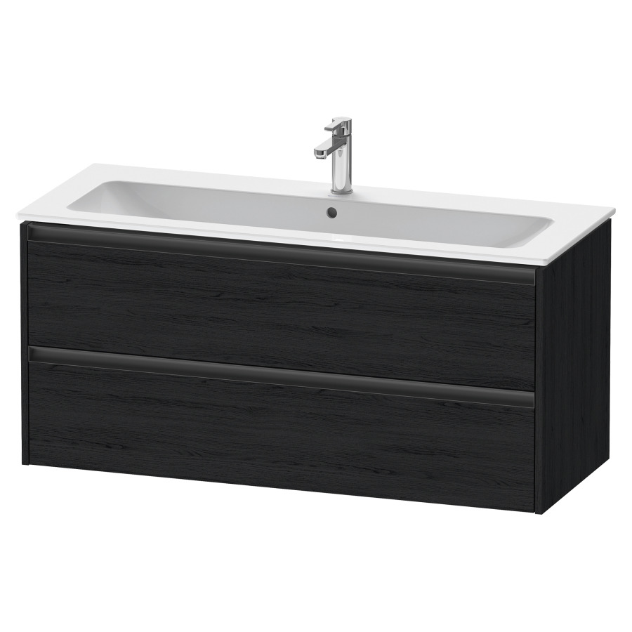 Élément inférieur KETHO.2
121,0 x 55,0 x 48,0 cm
suspendu, élément à 2 tiroirs
pour lavabo 212 331, 212 193