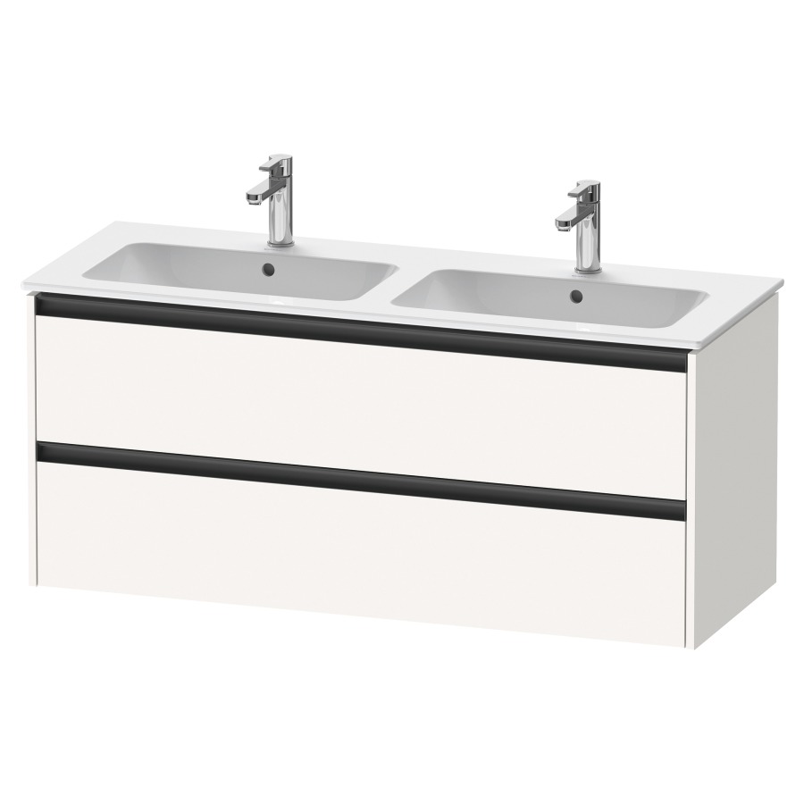 Élément inférieur KETHO.2
128,0 x 55,0 x 48,0 cm
suspendu, élément à 2 tiroirs
pour lavabo double 212 332