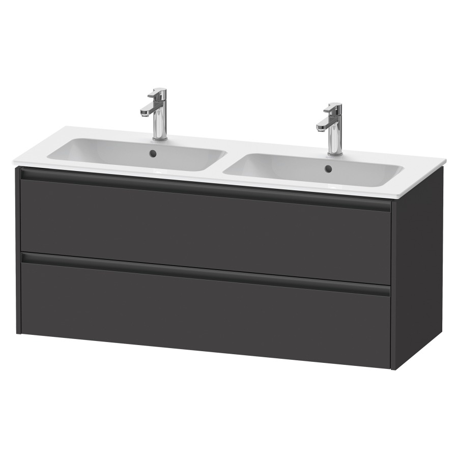 Élément inférieur KETHO.2
128,0 x 55,0 x 48,0 cm
suspendu, élément à 2 tiroirs
pour lavabo double 212 332
