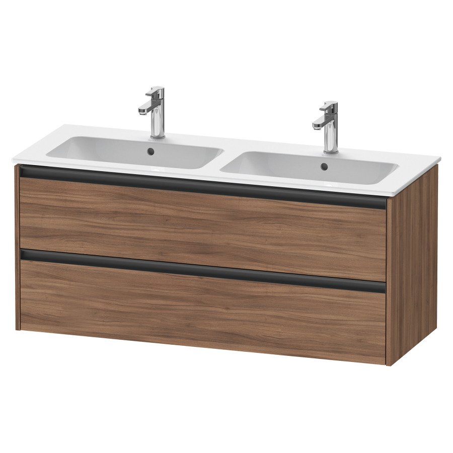 Élément inférieur KETHO.2
128,0 x 55,0 x 48,0 cm
suspendu, élément à 2 tiroirs
pour lavabo double 212 332