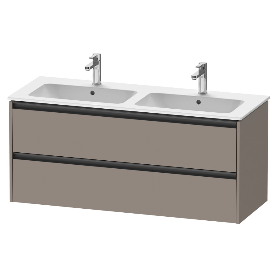 Élément inférieur KETHO.2
128,0 x 55,0 x 48,0 cm
suspendu, élément à 2 tiroirs
pour lavabo double 212 332