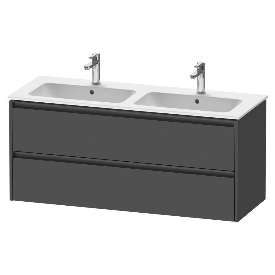 Élément inférieur KETHO.2
128,0 x 55,0 x 48,0 cm
suspendu, élément à 2 tiroirs
pour lavabo double 212 332
