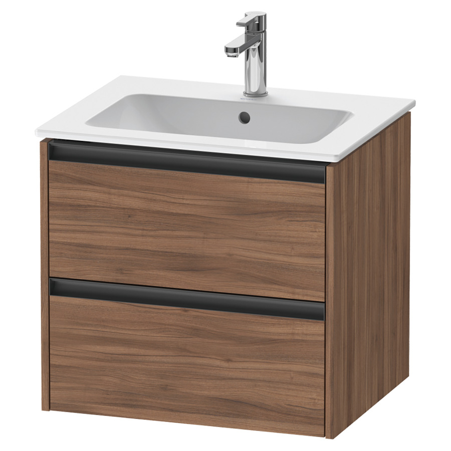 Élément inférieur KETHO.2
61,0 x 55,0 x 48,0 cm
suspendu, élément à 2 tiroirs
pour lavabo 212 329