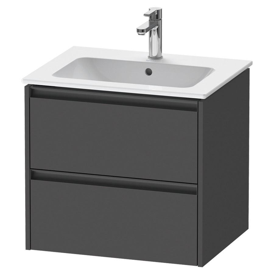 Élément inférieur KETHO.2
61,0 x 55,0 x 48,0 cm
suspendu, élément à 2 tiroirs
pour lavabo 212 329