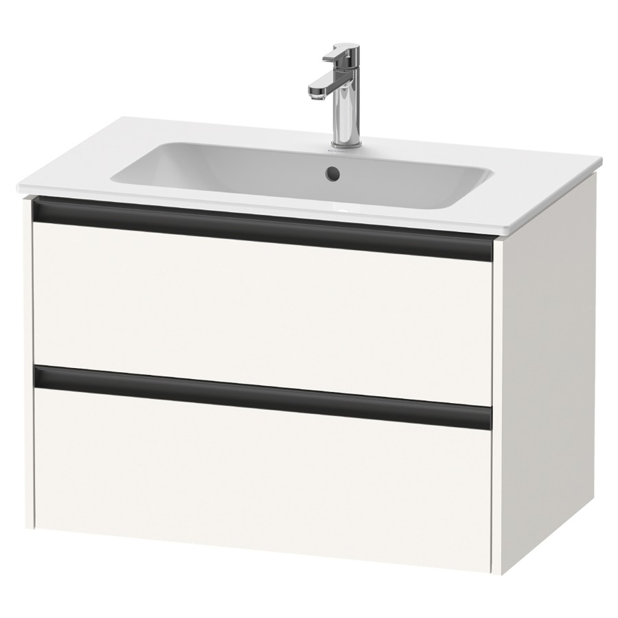 Élément inférieur KETHO.2
81,0 x 55,0 x 48,0 cm
suspendu, élément à 2 tiroirs
pour lavabo 212 317