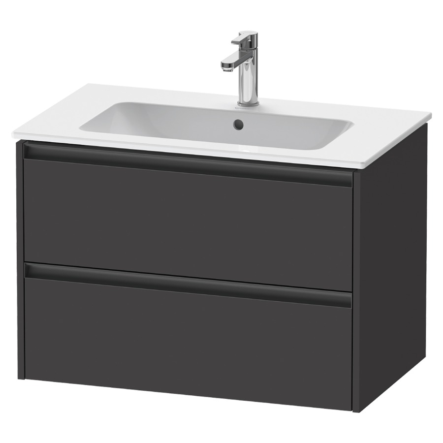 Élément inférieur KETHO.2
81,0 x 55,0 x 48,0 cm
suspendu, élément à 2 tiroirs
pour lavabo 212 317