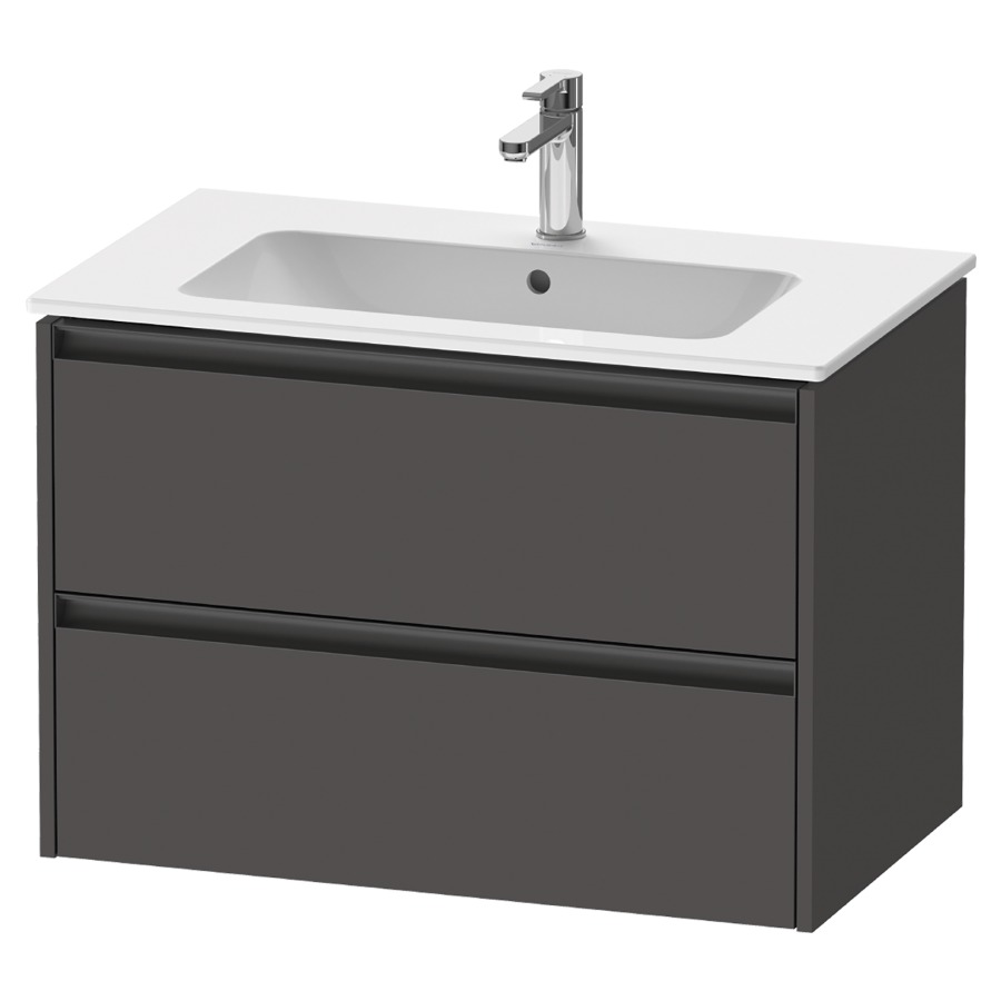 Élément inférieur KETHO.2
81,0 x 55,0 x 48,0 cm
suspendu, élément à 2 tiroirs
pour lavabo 212 317