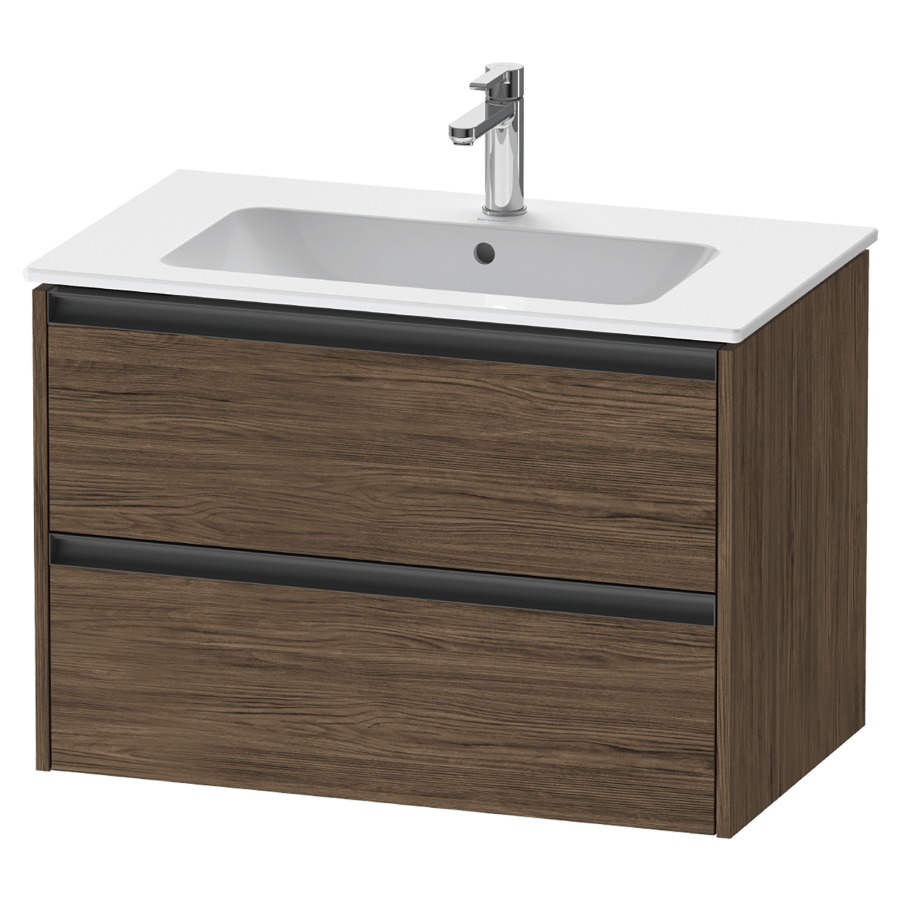 Élément inférieur KETHO.2
81,0 x 55,0 x 48,0 cm
suspendu, élément à 2 tiroirs
pour lavabo 212 317