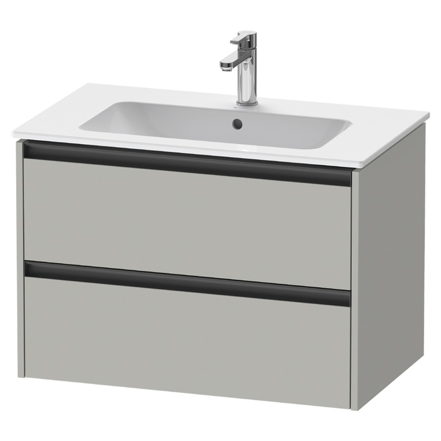 Élément inférieur KETHO.2
81,0 x 55,0 x 48,0 cm
suspendu, élément à 2 tiroirs
pour lavabo 212 317