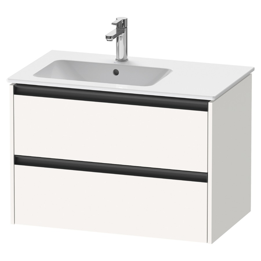 Élément inférieur KETHO.2
81,0 x 54,9 x 48,0 cm
suspendu, élément à 2 tiroirs
pour lavabo à gauche
pour lavabo 212 880