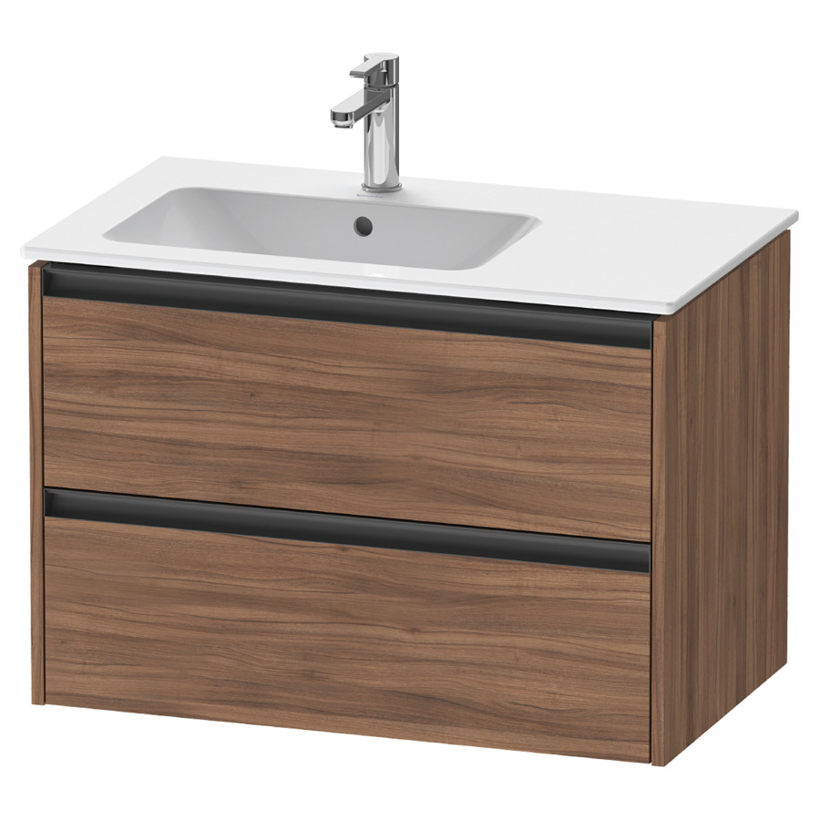 Élément inférieur KETHO.2
81,0 x 54,9 x 48,0 cm
suspendu, élément à 2 tiroirs
pour lavabo à gauche
pour lavabo 212 880