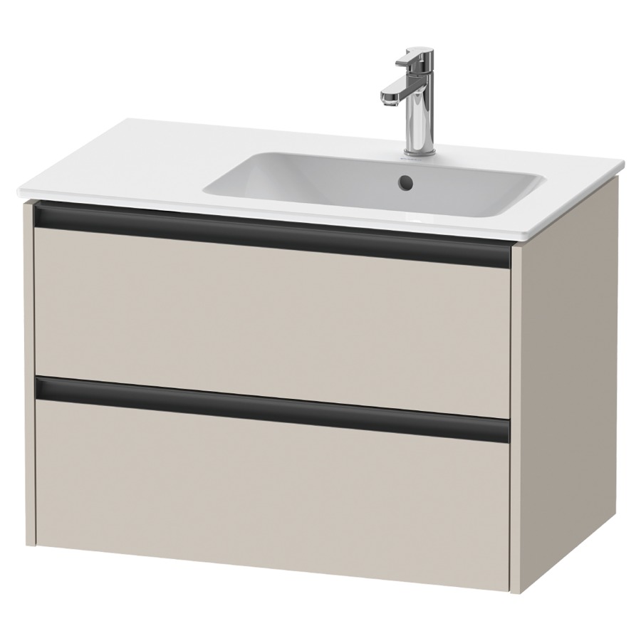Élément inférieur KETHO.2
81,0 x 54,9 x 48,0 cm
suspendu, élément à 2 tiroirs
pour lavabo à droite
pour lavabo 212 881