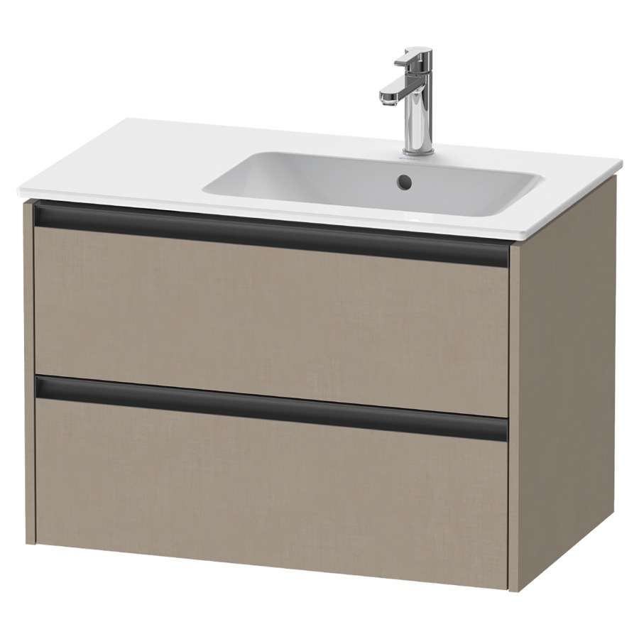 Élément inférieur KETHO.2
81,0 x 54,9 x 48,0 cm
suspendu, élément à 2 tiroirs
pour lavabo à droite
pour lavabo 212 881