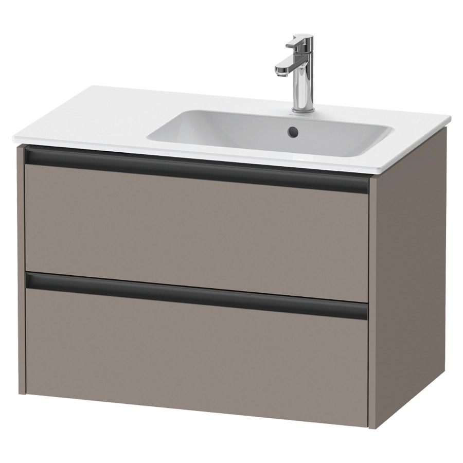 Élément inférieur KETHO.2
81,0 x 54,9 x 48,0 cm
suspendu, élément à 2 tiroirs
pour lavabo à droite
pour lavabo 212 881