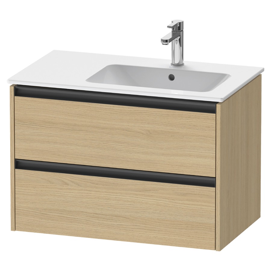 Élément inférieur KETHO.2
81,0 x 54,9 x 48,0 cm
suspendu, élément à 2 tiroirs
pour lavabo à droite
pour lavabo 212 881