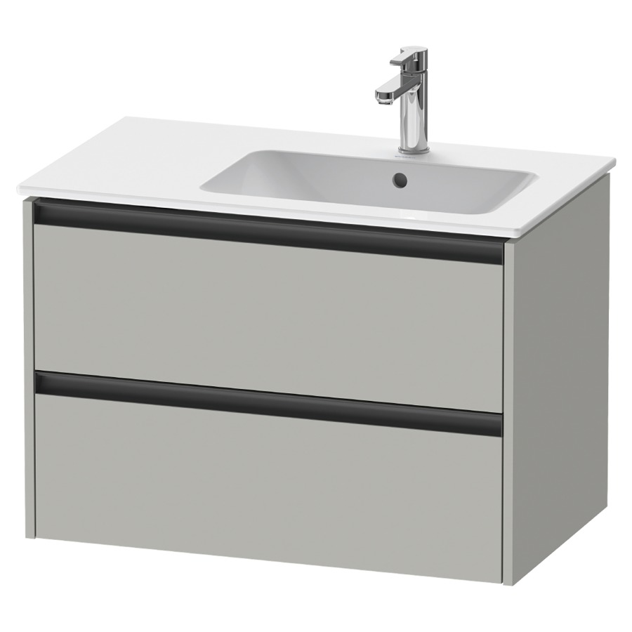 Élément inférieur KETHO.2
81,0 x 54,9 x 48,0 cm
suspendu, élément à 2 tiroirs
pour lavabo à droite
pour lavabo 212 881