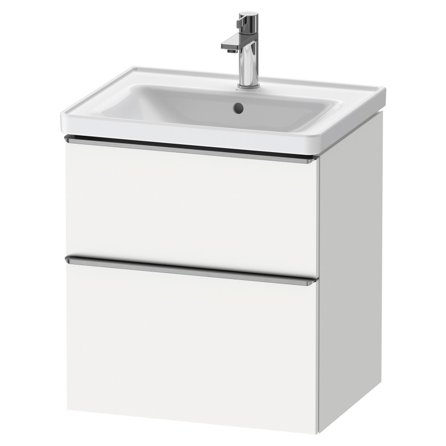 Élément inférieur D-NEO
58,4 x 62,5 x 45,2 cm
suspendu, élément à 2 tiroirs
pour lavabo 213 037