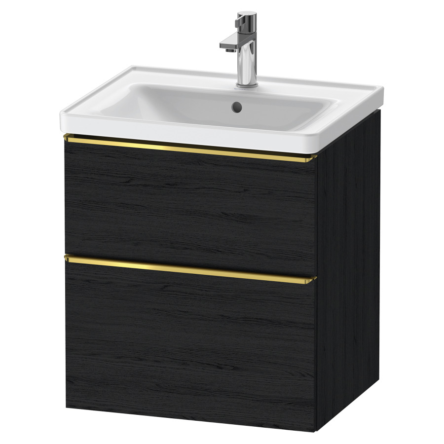 Élément inférieur D-NEO
58,4 x 62,5 x 45,2 cm
suspendu, élément à 2 tiroirs
pour lavabo 213 037