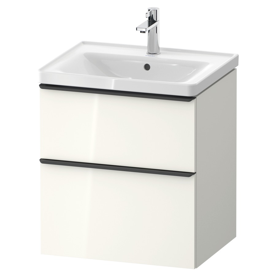 Élément inférieur D-NEO
58,4 x 62,5 x 45,2 cm
suspendu, élément à 2 tiroirs
pour lavabo 213 037