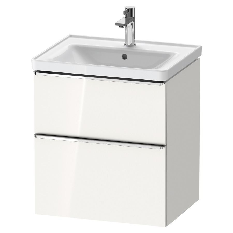 Élément inférieur D-NEO
58,4 x 62,5 x 45,2 cm
suspendu, élément à 2 tiroirs
pour lavabo 213 037