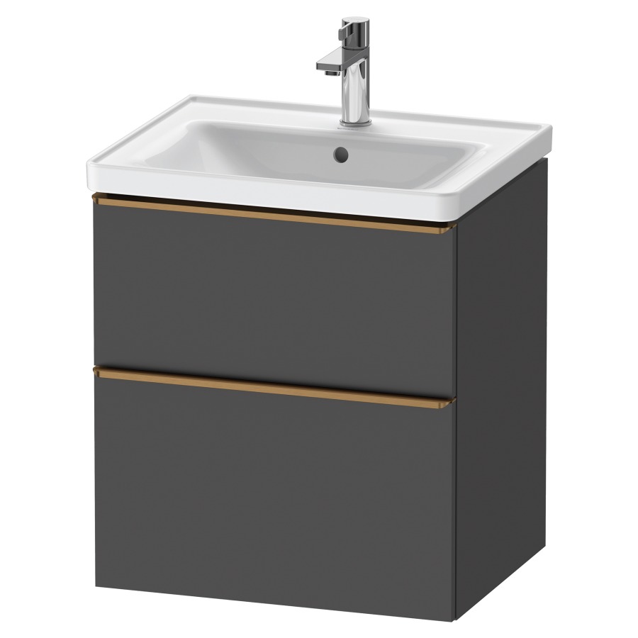 Élément inférieur D-NEO
58,4 x 62,5 x 45,2 cm
suspendu, élément à 2 tiroirs
pour lavabo 213 037