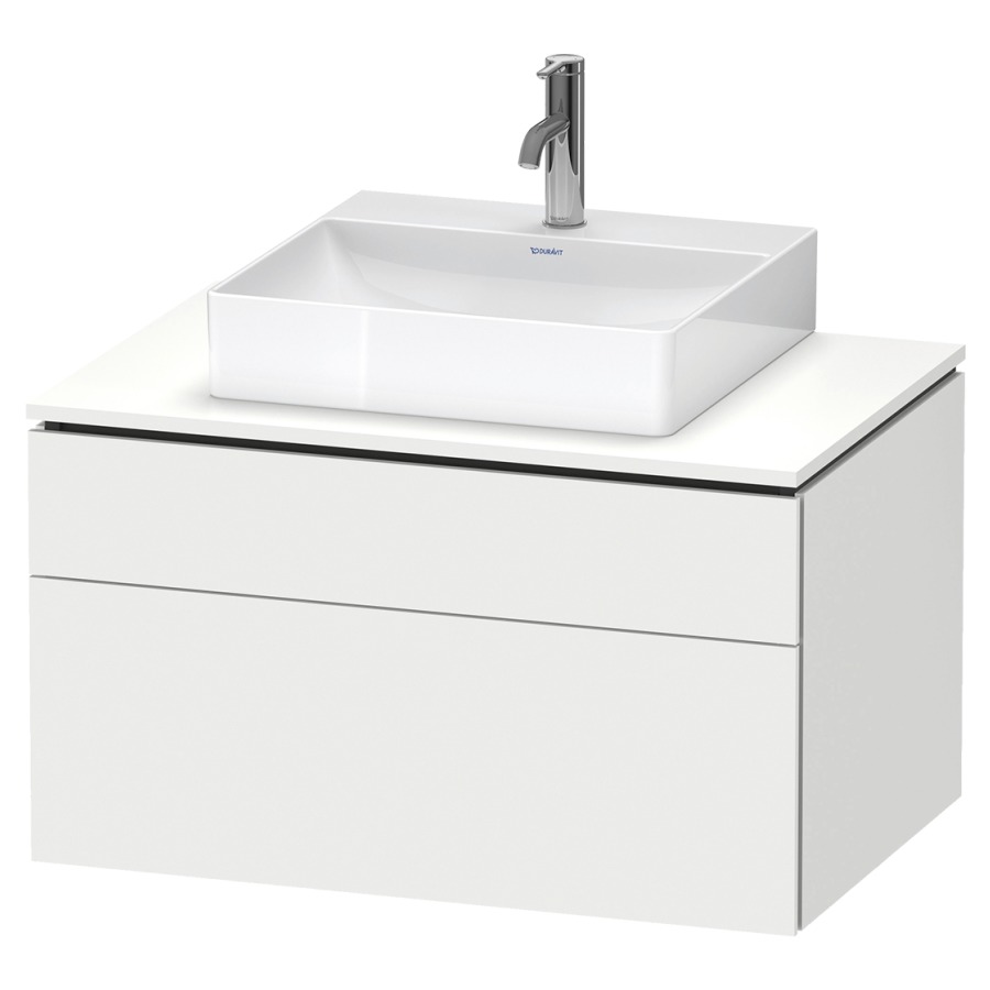 Élément inférieur L-CUBE
82,0 x 48,2 x 55,0 cm
suspendu, élément à 2 tiroirs
découpe de siphon inclus