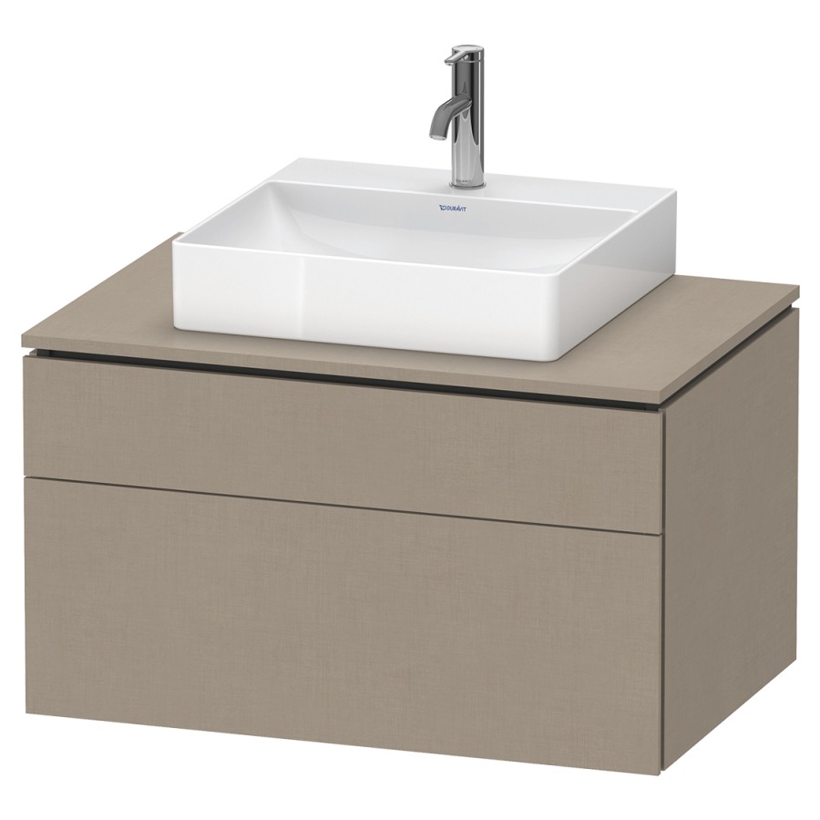 Élément inférieur L-CUBE
82,0 x 48,2 x 55,0 cm
suspendu, élément à 2 tiroirs
découpe de siphon inclus