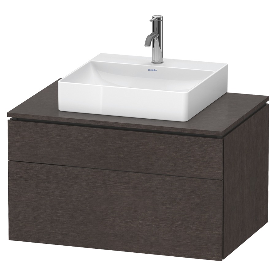 Élément inférieur L-CUBE
82,0 x 48,2 x 55,0 cm
suspendu, élément à 2 tiroirs
découpe de siphon inclus