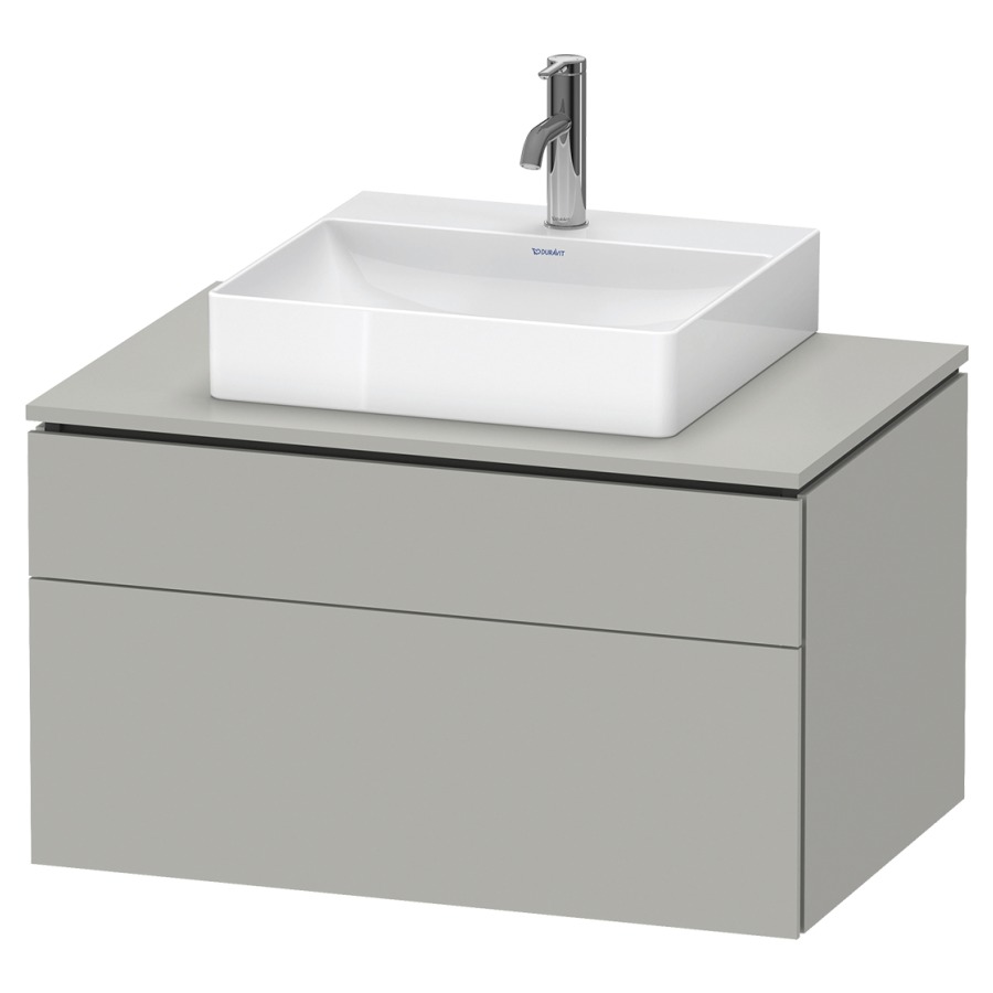 Élément inférieur L-CUBE
82,0 x 48,2 x 55,0 cm
suspendu, élément à 2 tiroirs
découpe de siphon inclus