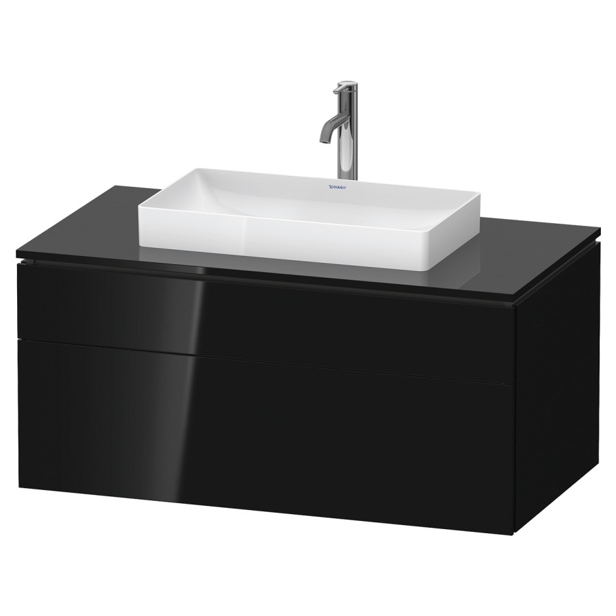 Élément inférieur L-CUBE
102,0 x 48,2 x 55,0 cm
suspendu, élément à 2 tiroirs
découpe de siphon inclus