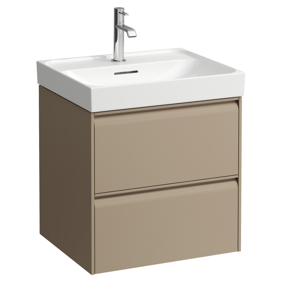 Élément inférieur MEDA
53,4 x 51,5 x 44,8 cm
élément à 2 tiroirs
pour lavabo 213 135/136