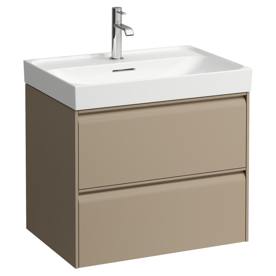 Élément inférieur MEDA
63,6 x 51,5 x 44,8 cm
élément à 2 tiroirs
pour lavabo 213 143/144