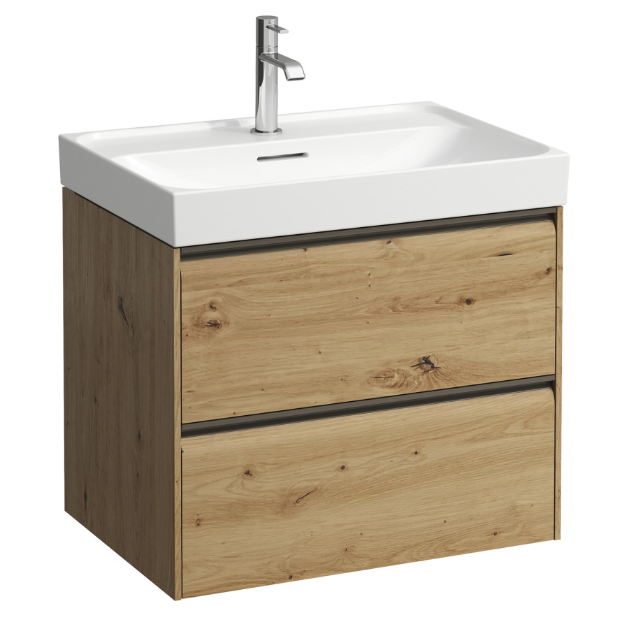 Élément inférieur MEDA
63,6 x 51,5 x 44,8 cm
élément à 2 tiroirs
pour lavabo 213 143/144