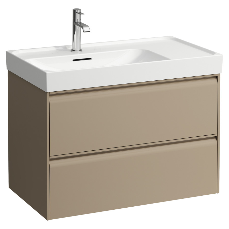 Élément inférieur MEDA
78,4 x 51,5 x 44,8 cm
élément à 2 tiroirs
pour lavabo à gauche
pour lavabo 213 149/150