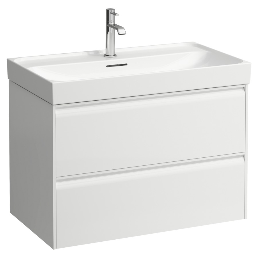 Élément inférieur MEDA
78,4 x 51,5 x 44,8 cm
élément à 2 tiroirs
pour lavabo 213 151/152